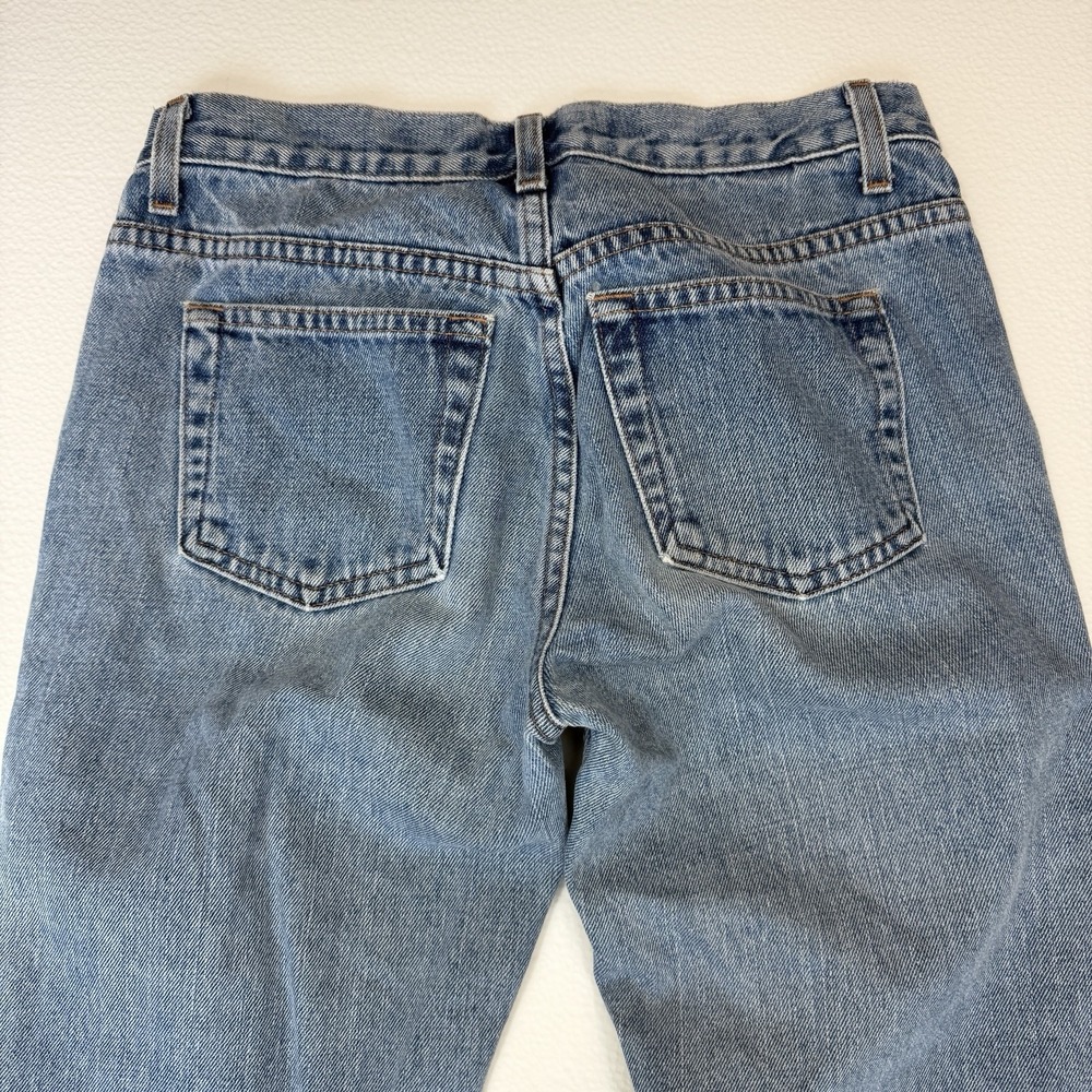 Vintage 90s London Jean Straight Leg Cotton Blue Denim Jeans Size 4 Normcore Y2K - Picture 8 of 12